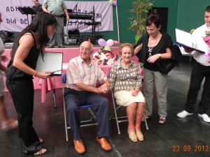 homenaje a los dos mayores.