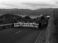 Cabeza de la marcha por la paz hacia Arantzazu