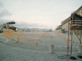 Preparativos en Arantzazu para acoger a los manifestantes de la marcha por la paz