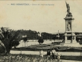 San Sebastián : estatua del Almirante Oquendo / Cliché González