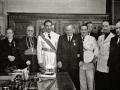 ENTREGA DE LA MEDALLA AL MERITO EN EL TRABAJO A DIFERENTES PERSONALIDADES, ENTRE ELLOS EL INDUSTRIAL GUIPUZCOANO PATRICIO ECHEVERRIA Y GREGORIO APAOLAZA. (Foto 1/7)