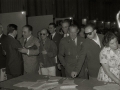 DIFERENTES PERSONALIDADES EN UNA EXPOSICION, ENTRE ELLOS SE ENCUENTRAN EL GOBERNADOR CIVIL JOSE MARIA DEL MORAL, EL ALCALDE DE SAN SEBASTIAN ANTONIO VEGA DE SEOANE, EL DIRECTOR DEL FESTIVAL DE CINE ANTONIO DE ZULUETA Y EL TENIENTE ALCALDE Y DIRECTOR DE LA REAL SOCIEDAD BASCONGADA DE LOS AMIGOS DEL PAIS JOSE MARIA AYCART. (Foto 1/3)