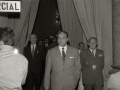 DIFERENTES PERSONALIDADES EN UNA EXPOSICION, ENTRE ELLOS SE ENCUENTRAN EL GOBERNADOR CIVIL JOSE MARIA DEL MORAL, EL ALCALDE DE SAN SEBASTIAN ANTONIO VEGA DE SEOANE, EL DIRECTOR DEL FESTIVAL DE CINE ANTONIO DE ZULUETA Y EL TENIENTE ALCALDE Y DIRECTOR DE LA REAL SOCIEDAD BASCONGADA DE LOS AMIGOS DEL PAIS JOSE MARIA AYCART. (Foto 2/3)