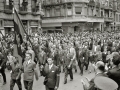 REPRESENTANTES DE LAS DISTINTAS HERMANDADES DE EX-COMBATIENTES Y DESFILE MILITAR POR LAS CALLES DE SAN SEBASTIAN. (Foto 3/17)