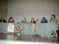 Mesa redonda por la Paz. Entre las personas que componen la mesa se encuentran Joseba Alvarez Enparantza, Javier Olaberri e Inaxio Oliveri