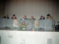 Mesa redonda por la Paz. Entre las personas que componen la mesa se encuentran Joseba Alvarez Enparantza, Javier Olaberri e Inaxio Oliveri