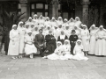 MILITARES HERIDOS EN LA GUERRA DE AFRICA EN EL GRAN CASINO DE SAN SEBASTIAN HABILITADO COMO HOSPITAL DE LA CRUZ ROJA. (Foto 3/15)