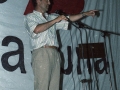 Mitin de Carlos Garaikoetxea durante una reunión de Eusko Alkartasuna