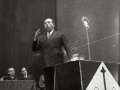 MITIN DE JOSE MARIA GIL ROBLES, LIDER DE LA CEDA (CONFEDERACION ESPAÑOLA DE DERECHAS AUTONOMAS), EN LAS INSTALACIONES DE UN FRONTON. (Foto 2/7)