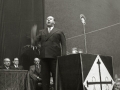 MITIN DE JOSE MARIA GIL ROBLES, LIDER DE LA CEDA (CONFEDERACION ESPAÑOLA DE DERECHAS AUTONOMAS), EN LAS INSTALACIONES DE UN FRONTON. (Foto 3/7)