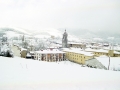 Paisaje nevado de Oñati