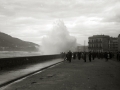 OLEAJE POR UN TEMPORAL DE MAR EN DIFERENTES ZONAS DE SAN SEBASTIAN. (Foto 2/5)