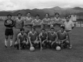 Equipo de fútbol Aloña Mendi en el campo Azkoagain