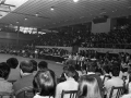 Público del partido celebrado entre los equipos de baloncesto Cacaolat y Caja de Álava