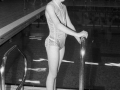 Niña participante en el campeonato de natación