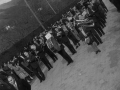 La banda de música durante la procesión
