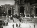 PROCESION DE SANTA CRUZ PRECEDIDA POR UNA BANDA DE MUSICA, POR LAS CALLES DE ANDOAIN. (Foto 1/2)