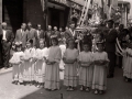 Niñas en la procesión del Corpus