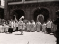 Procesión del Corpus : el arcángel San Miguel en la plaza de los Fueros