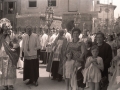 Procesión del Corpus : entre los personajes que desfilan se observa uno de los apóstoles