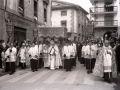 Custodia bajo palio en la procesión del Corpus