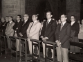 Autoridades en los actos religiosos de la procesión del Corpus