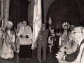 Procesión del Corpus : entre los personajes se encuentran el arcángel San Miguel y algunos de los apóstoles