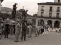 Pasos de la procesión del Corpus en la plaza de los Fueros