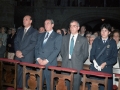 Autoridades en los actos litúrgicos de la procesión del Corpus. Entre ellas se encuentra Eli Galdos