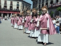 Procesión del Corpus : apóstoles en la plaza de los Fueros