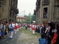 Dantzaris en la procesión del Corpus
