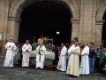 Procesión del Corpus : clérigo con la custodia