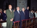 Autoridades en los actos litúrgicos de la procesión del Corpus. Entre ellas se encuentra Eli Galdos