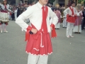 Procesión del Corpus : dantzari en la plaza de los Fueros