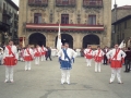 Procesión del Corpus : dantzaris en la plaza de los Fueros