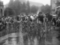 Inicio de la carrera ciclista