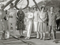 RECEPCION A BORDO DEL BUQUE DE  LA ARMADA ARGENTINA "PRESIDENTE SARMIENTO" FONDEADO EN LA BAHIA DONOSTIARRA. (Foto 3/7)
