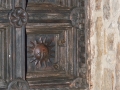 Detalle de la talla de un artesonado
