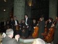 Concierto de música en el interior de la iglesia parroquial de San Miguel