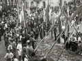 REMEROS POR LAS CALLES DE PASAI DONIBANE CON SUS BANDERAS Y TROFEOS. (Foto 4/15)