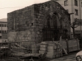 Ermita de Kurtzetxo durante las obras de su remodelación