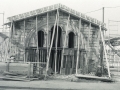 Ermita de Kurtzetxo durante las obras de su remodelación