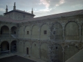 Claustro de la Universidad preparándose para la grabación de la película