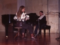 Concierto de Juan Carlos Irizar y Soraia Agirregoikoa en el convento-auditorium de Santa Ana