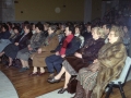 Público asistente a un concierto de Juan Carlos Irizar y Soraia Agirregoikoa en el convento-auditorium de Santa Ana