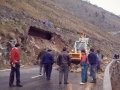 Rotura de un canal de agua en el camino de Arantzazu