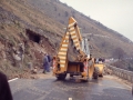 Rotura de un canal de agua en el camino de Arantzazu