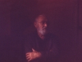 Jorge Oteiza bere estudioan.