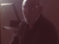 Jorge Oteiza bere estudioan.