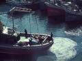 Barco pesquero en el puerto donostiarra